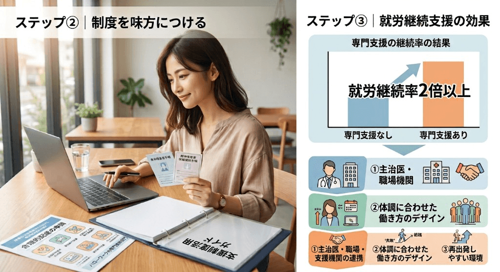 ステップ2:就労支援制度
